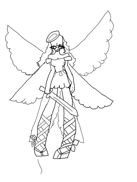 wip of my GMA in heaven ann
