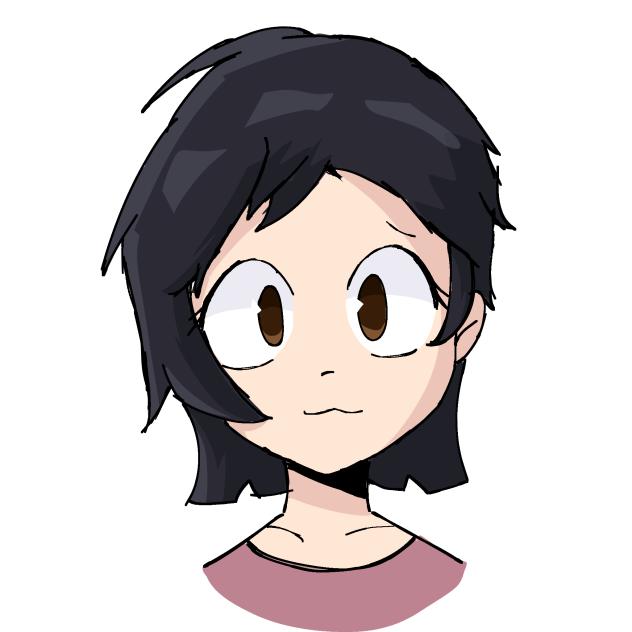 trying to draw myself cuz bored
