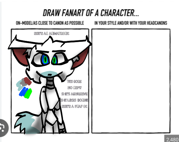 Draw fanart of Artic