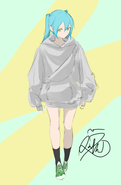 普段着ミク