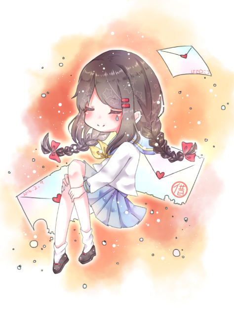 線画借用3❤️恋手紙❤️