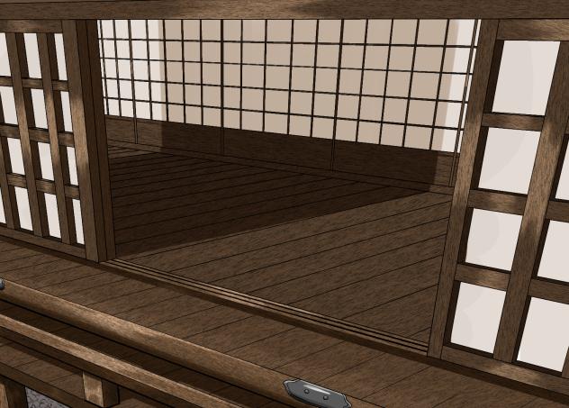 でかめの屋敷の一部