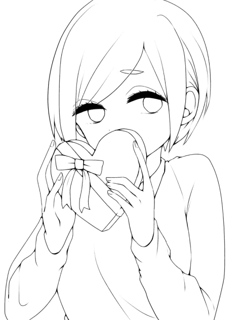 【線画】For you.