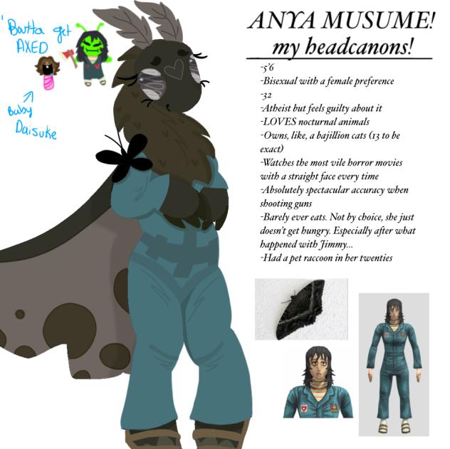🦋 ANTHROPOMORPHIC ANYA!! (Moth)