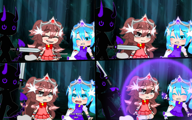 Melody and Lilo as Glitter Forces