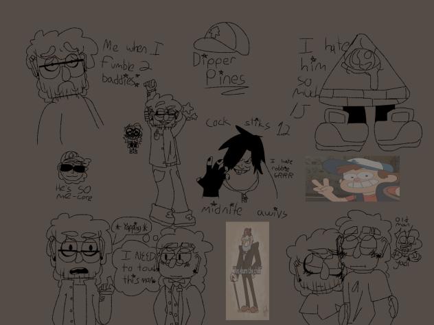 Gravity Falls doodles 🌲⚠️