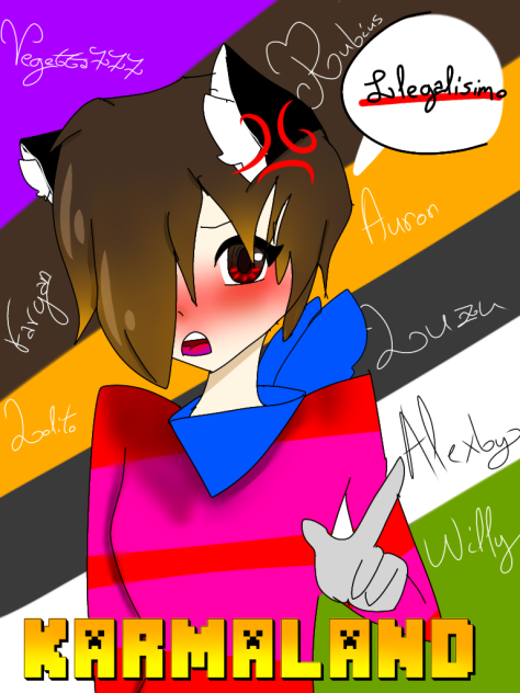 me retaron a dibujar anime ;-;
