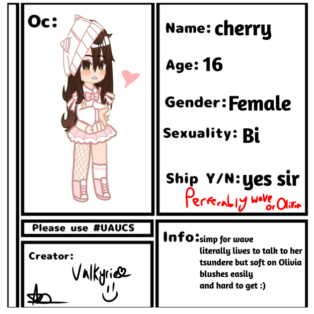 Entry!! Omg i love this characterrr