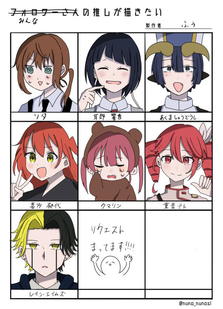 みんなの推しが描きたい！！