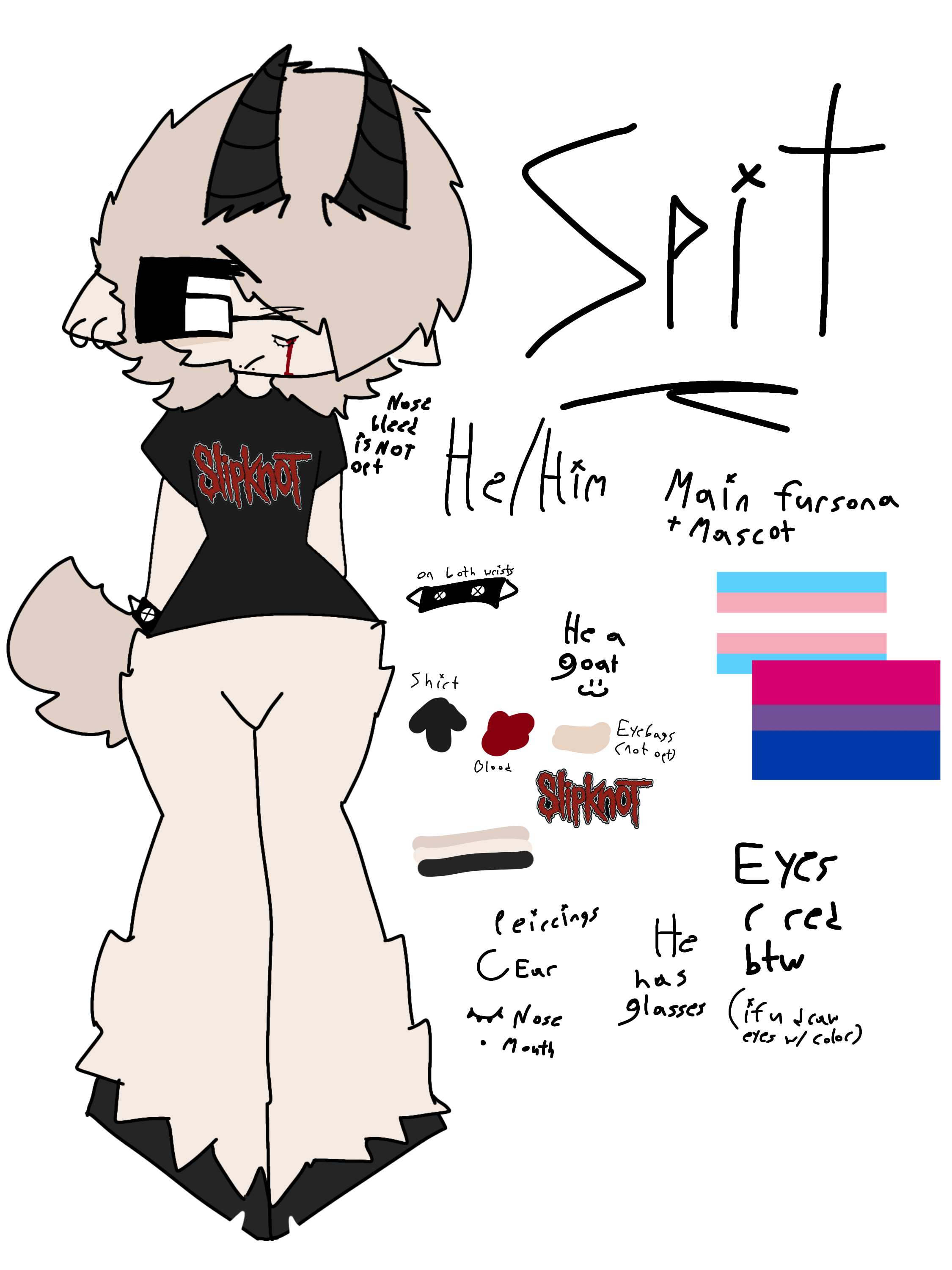Spit - main sona + acc mascot - ibisPaint
