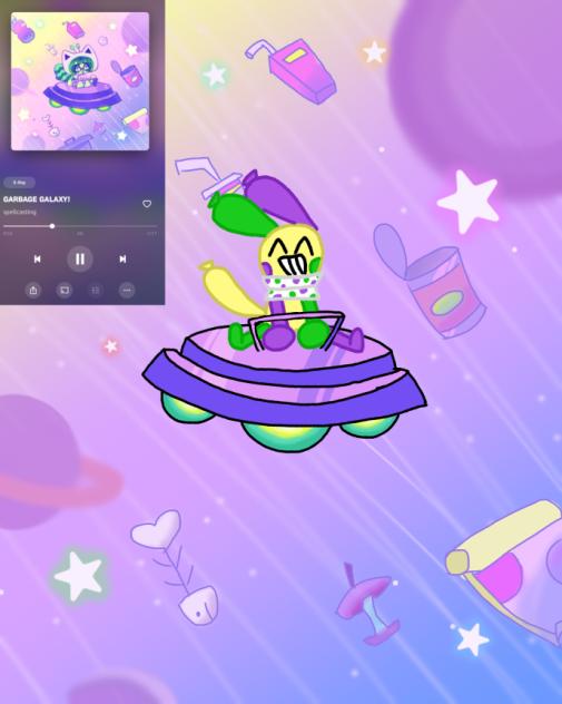 Looey in Grabage Galaxy