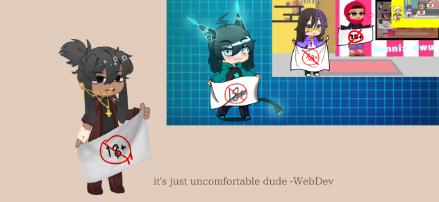 Quit cringey 18+ Gacha content