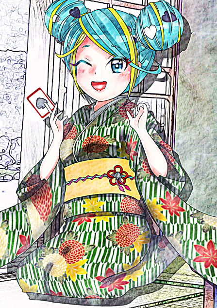 ぽっぷ！！！水彩風