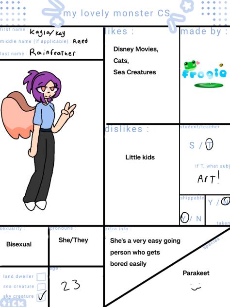 Cs for My Loving Monster