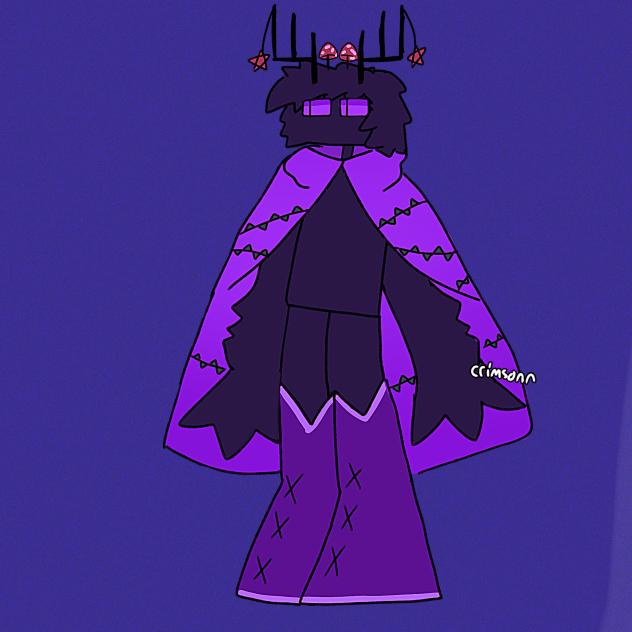 enderman oc 💜🖤