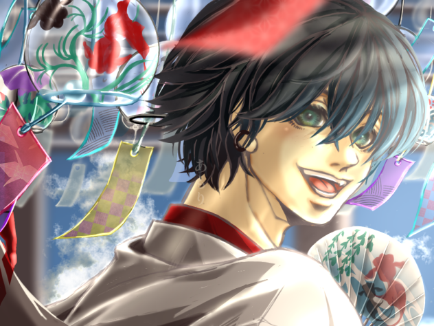 「きみと風鈴夏の海」