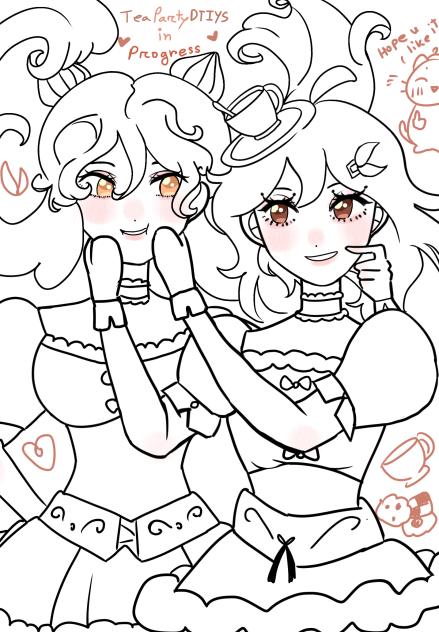 ☕️🍪TeaPartyDTIYS in Progress🍪☕️
