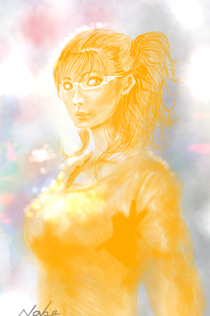 落書き 眼鏡っ娘Ⅱ