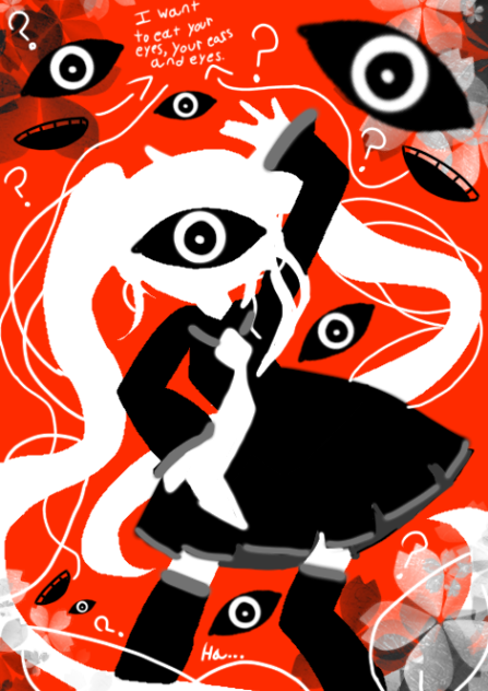 Love Love Nightmare Miku 👁 👄 🧠