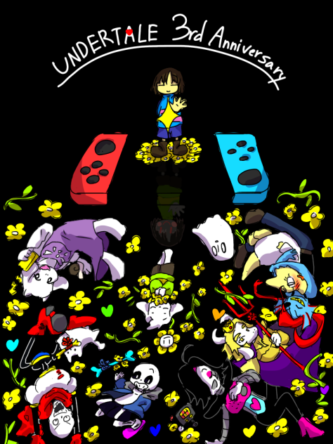 Undertale三周年 Swich発売記念イラスト Ibispaint