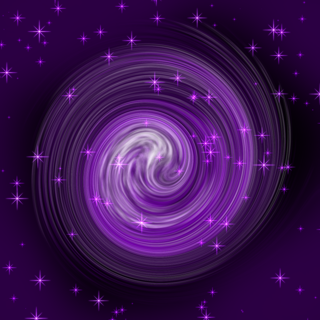 Purple galaxy