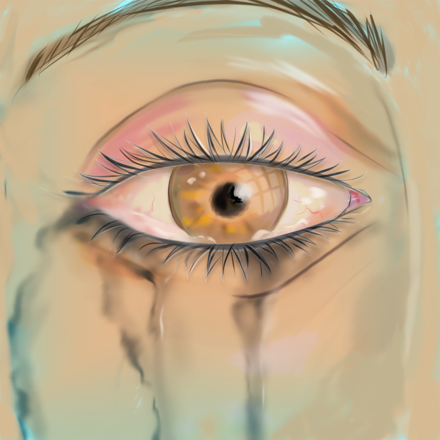 crying eye - ibisPaint