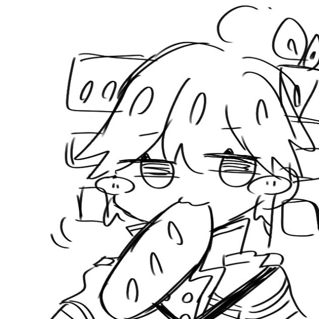 テトがフランスパンを食べるだけ