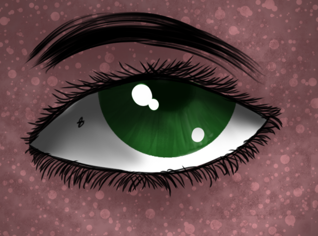 Trying to draw a semi realistc eye done