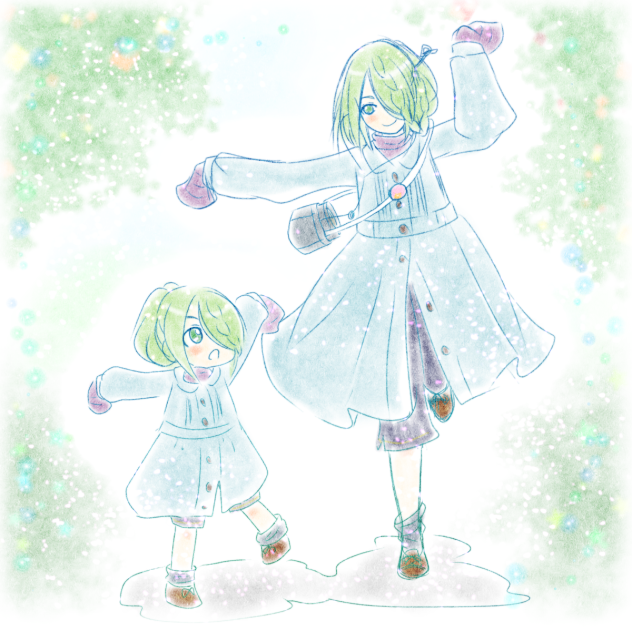 今日の服を着せてみる