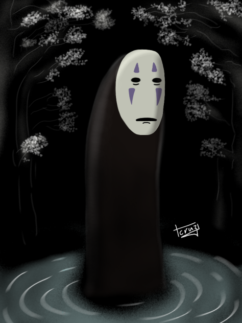 No Face in the the dark ~ Spirited Away - ibisPaint