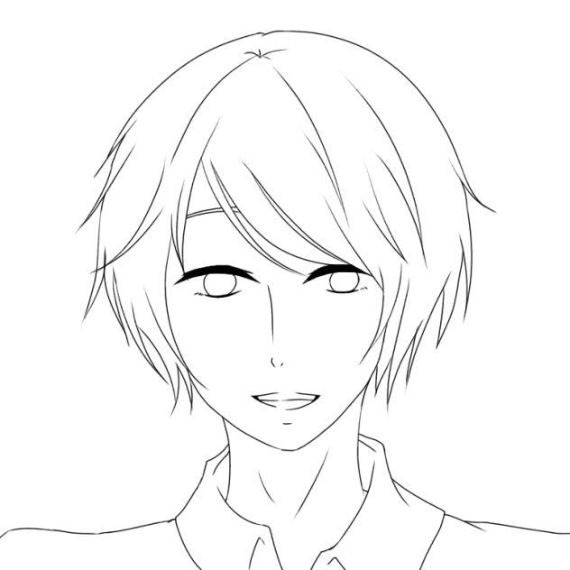 男の子 線画