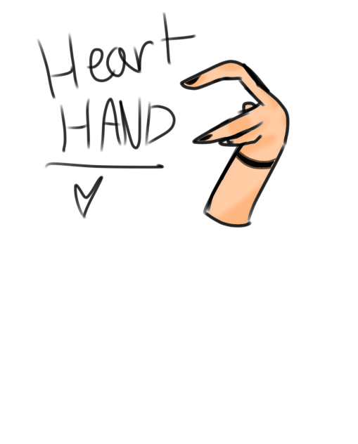 Heart hand