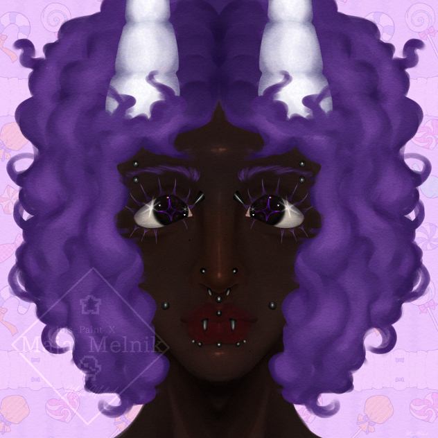 New Oc 💜🍫 - ibisPaint