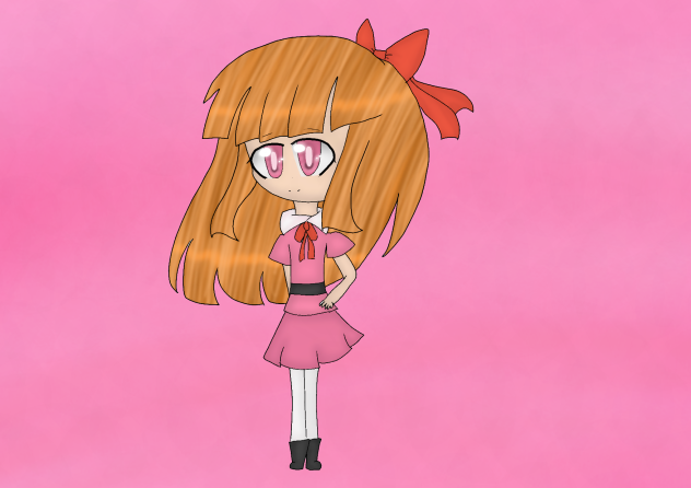 Blossom from Powerpuff Girls Speedpaint