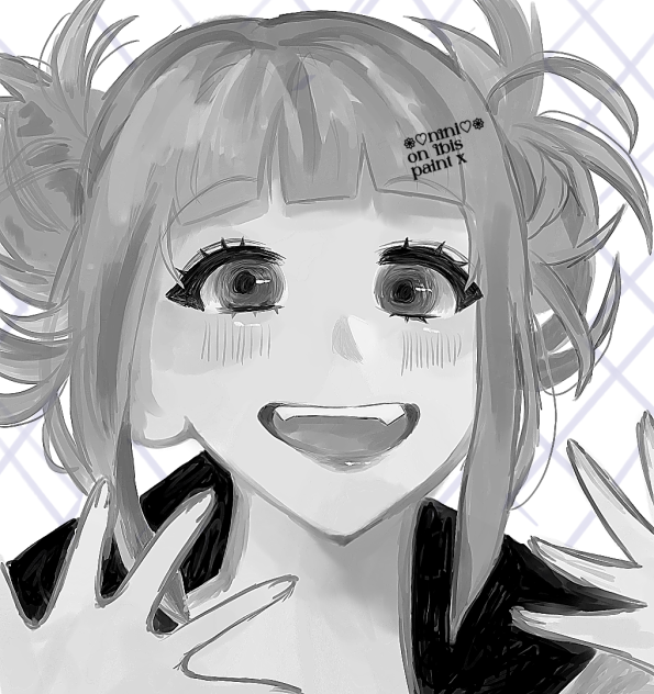 Himiko black and white