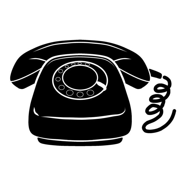 landline phone shadow
