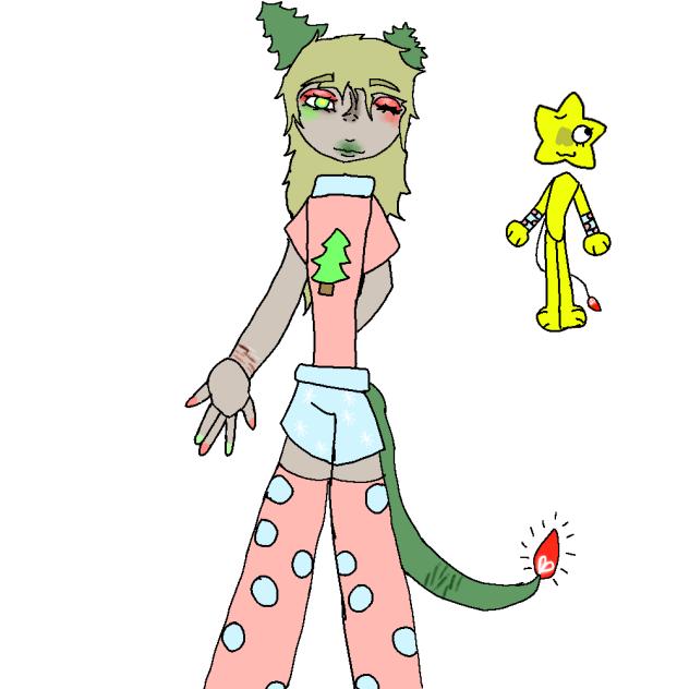 My dandy's world Xmas oc