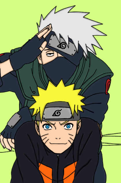 Naruto and Kakashi