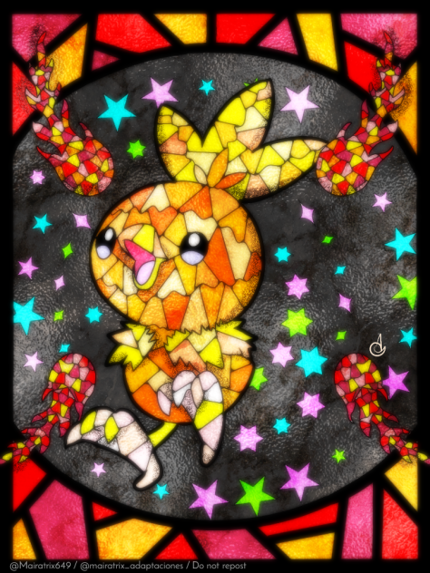 Torchic アチャモ (Stained Glass Version)