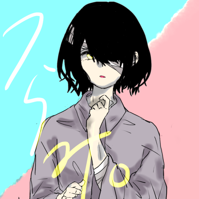 線画。(まだかきこむ)改つらみ。    (ちなみにまだかく。)