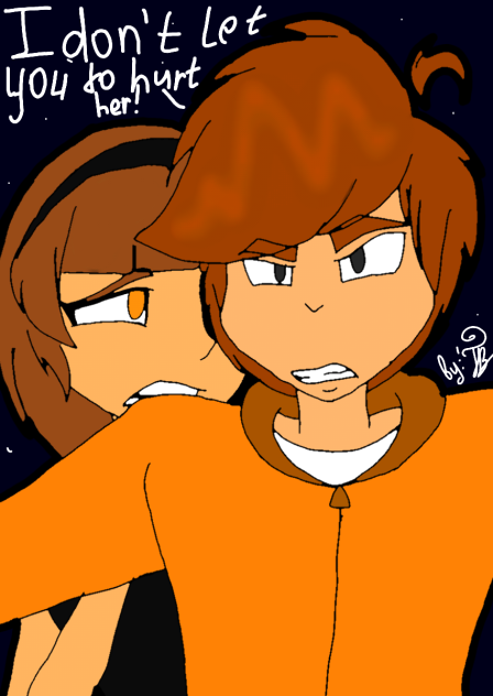 I don't let you to hurt her! (Guest 666)
