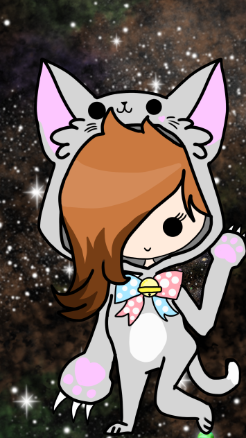 Cat onesie chibi