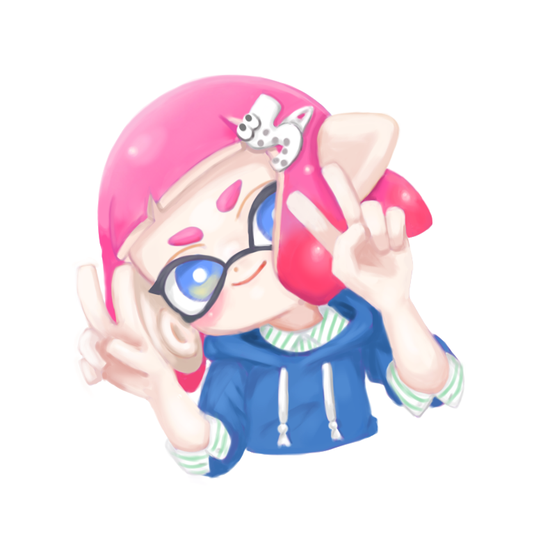 イカパッチンガール Ibispaint