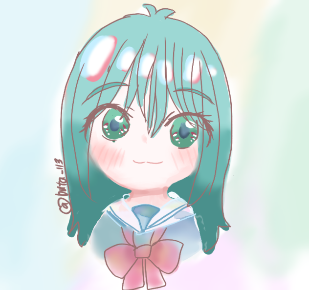 9uriさんの素材使ってイラスト描いたヨ