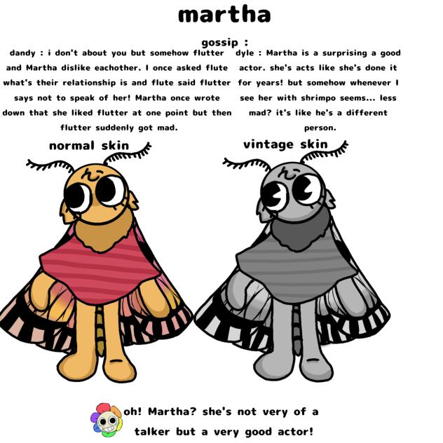meet... Martha the moth