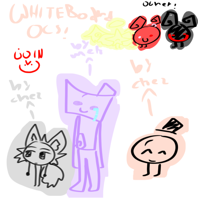 white board ocs with chez frfr