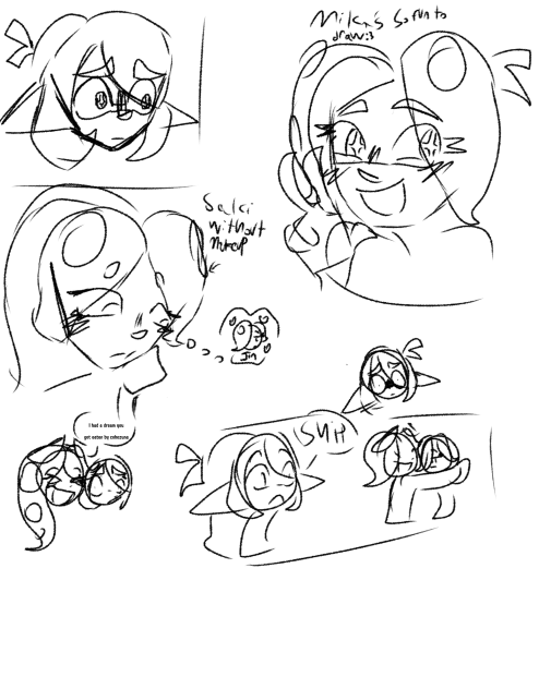 Some doodles of me and bobas idol ocs - ibisPaint