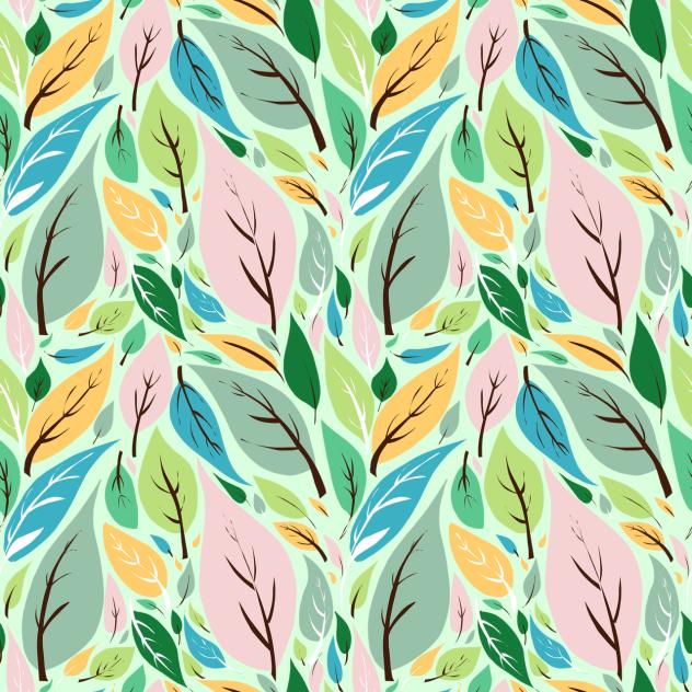 leaf pattern cool
