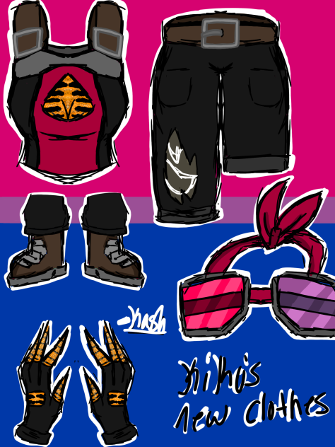 Kiko's new clothes