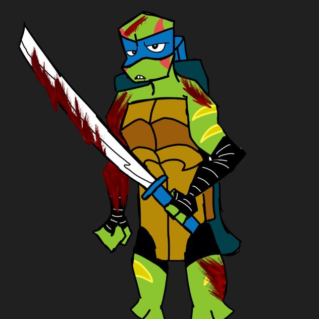 If ROTTMNT was PG-13- Leo